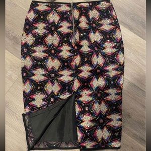 Sequin Pencil Skirt